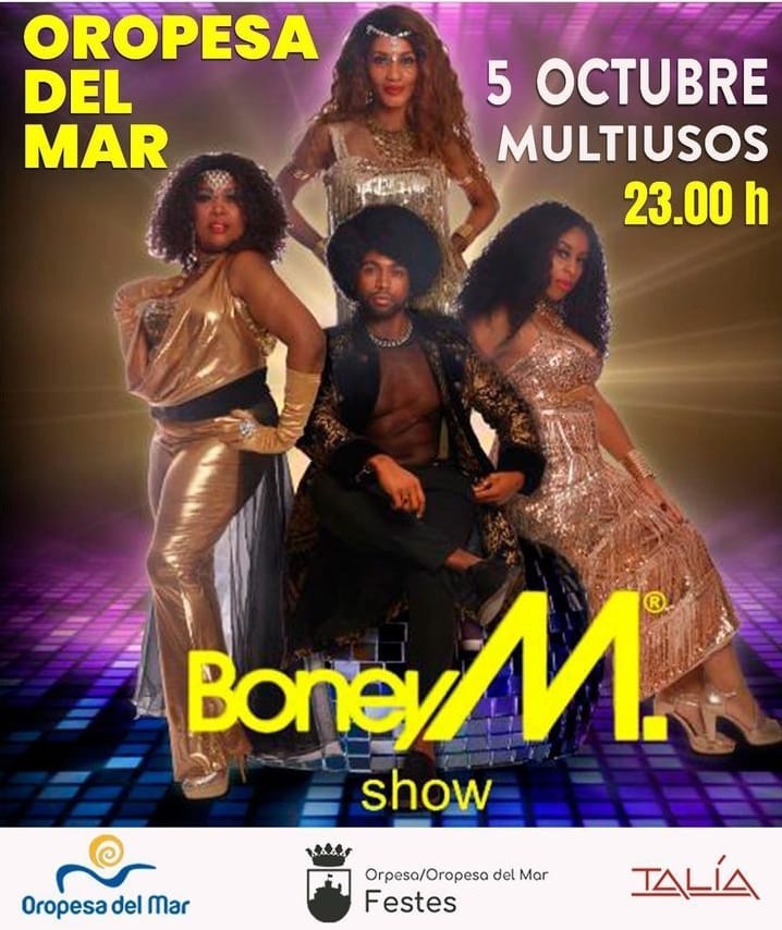 Boney M. ameniza las fiestas de la Virgen de la Paciencia en Oropesa del Mar