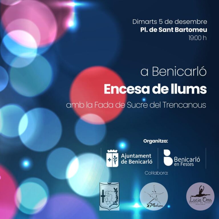 Benicarló viurà l'encesa del Nadal amb un gran espectacle i artistes locals