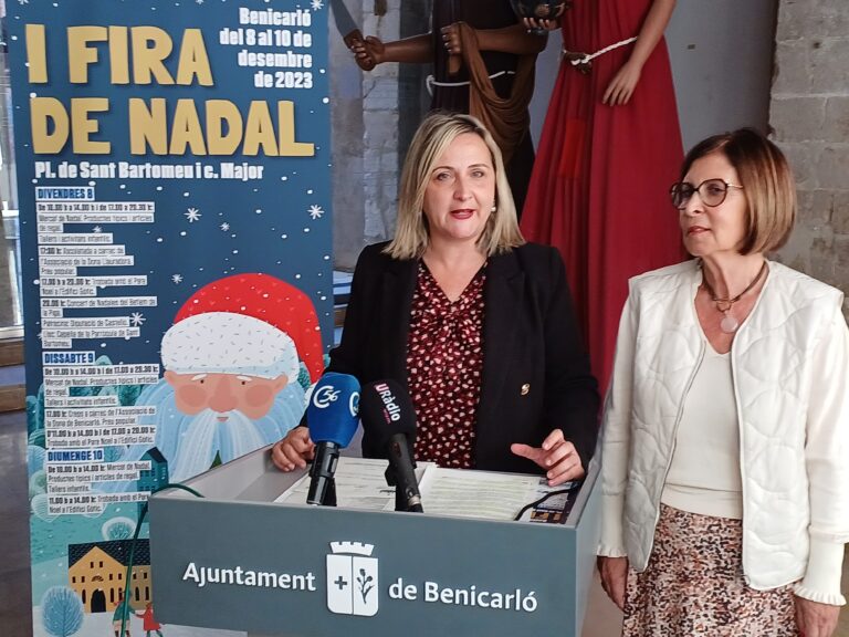 Benicarló obrirà les portes al Nadal amb una Fira per a dinamitzar el comerç