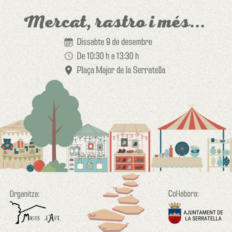 Mercado, rastro y muchas oportunidades en La Serratella