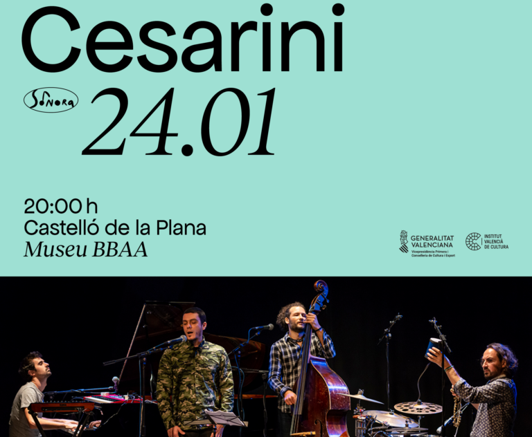 El jazz de Ales Cesarini llega al Museu de Belles Arts de Castellón el próximo miércoles