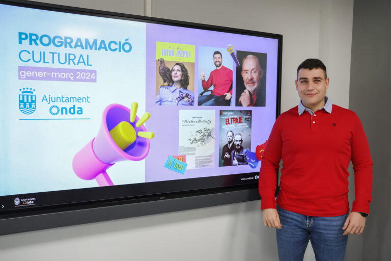 Javier Gutiérrez, Pepa Rus, Luis Bermejo y Jorge Cremades protagonistas de la programación cultural de Onda