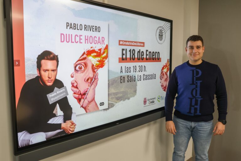 El polifacético Pablo Rivero llega a ‘La Cassola’ dentro de la iniciativa cultural ‘Onda va de llibres’