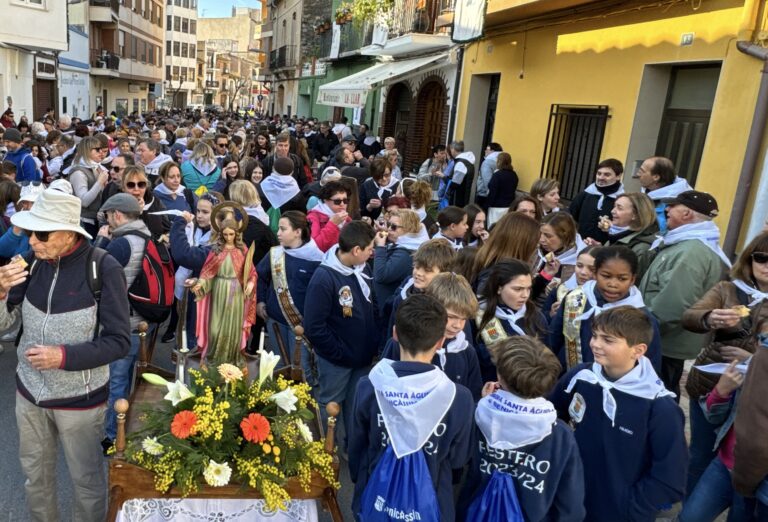Benicàssim honra a su patrona Santa Àgueda en su tradicional romería