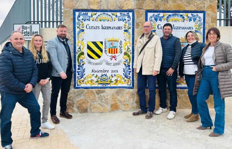 Sant Jordi potencia su promoción internacional en el aniversario de su hermanamiento con Pechabou  