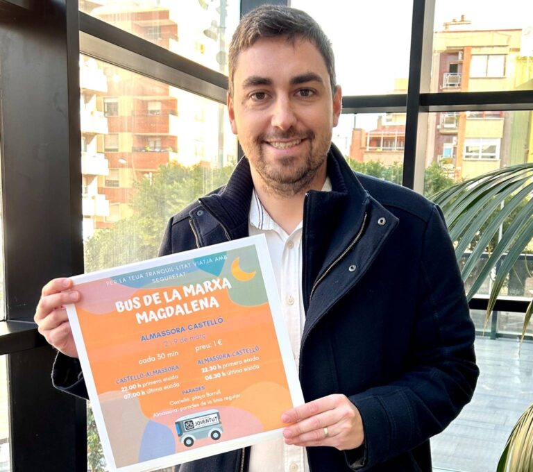 El Bus de la Marxa conectará Almassora con Castellón en Magdalena