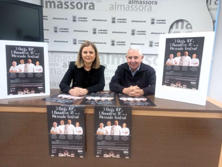Almassora programa tres demostraciones de cocina para impulsar el Mercado Central