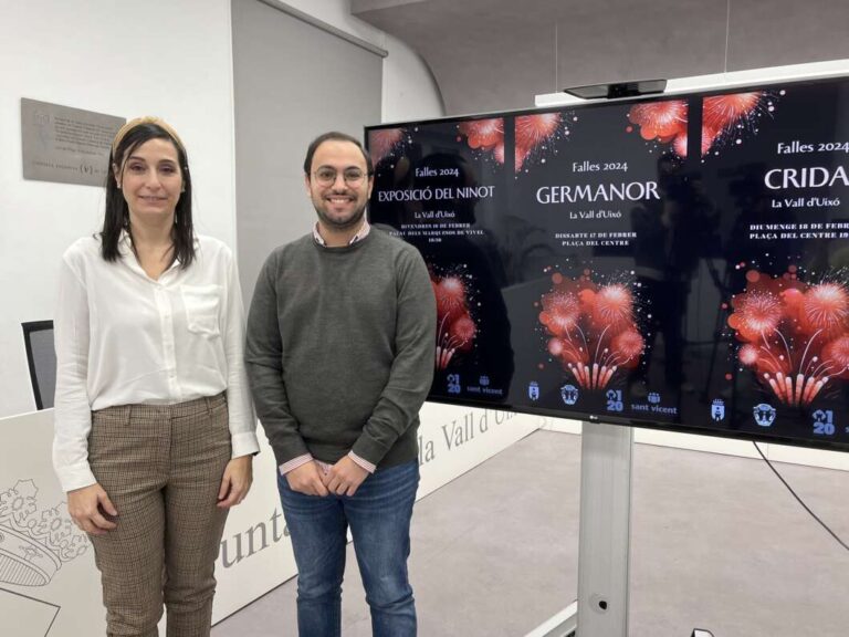 Las Fallas 2024 de la Vall d’Uixó arrancan este fin de semana con el Dia de Germanor y la Crida