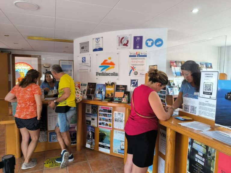 Les Tourist Info de Peníscola han atés 12.000 consultes durant la Setmana Santa