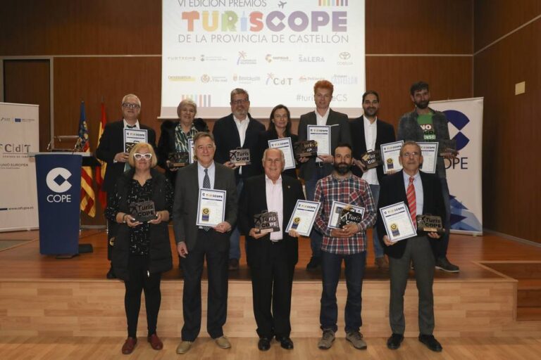 Los galardonados de los VII Premios TurisCope Castellón