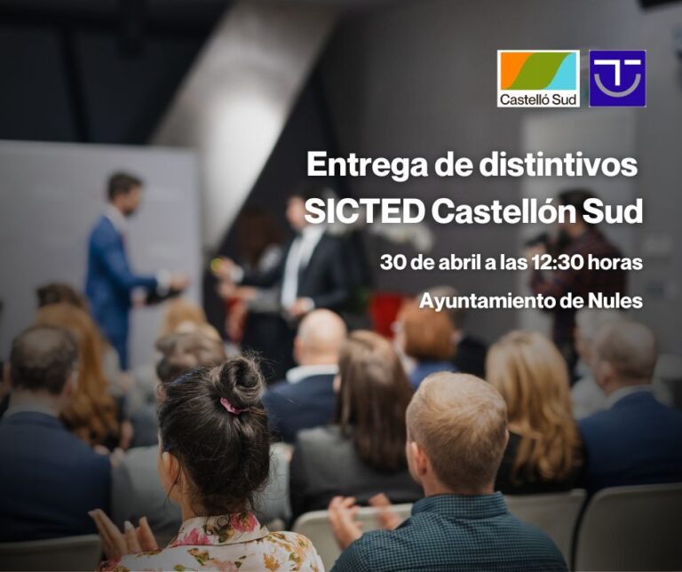Diez empresas y servicios del sector turístico recibirán los distintivos SICTED Castelló Sud