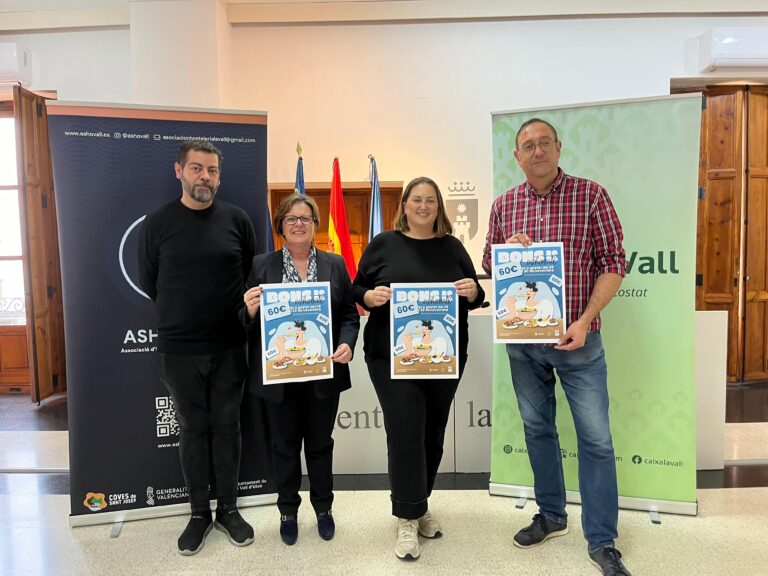Ashovall lanza 200 bonos para consumir en la hostelería de la Vall d’Uixò
