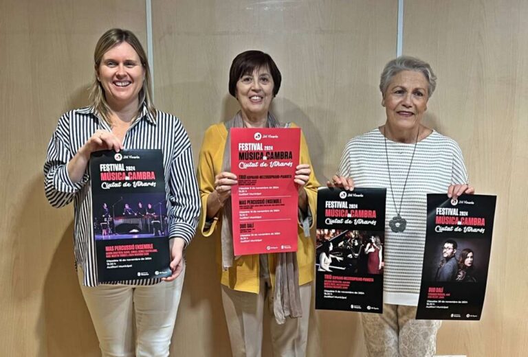 Tres conciertos conformarán el Festival de Música de Cambra Ciutat de Vinaròs 2024