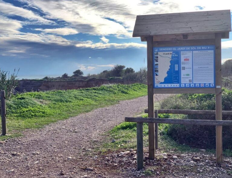 El Jardí de Sòl de Riu de Vinaròs consigue la distinción de Sendero Azul