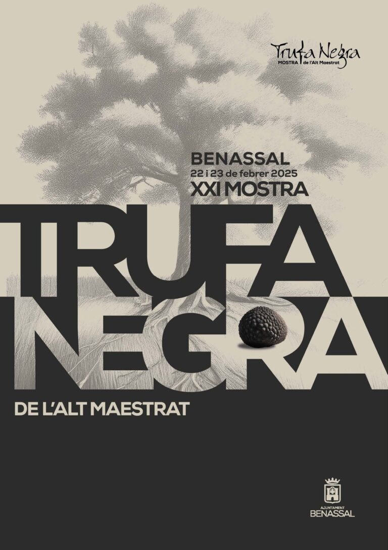 Todo preparado en Benassal para la XXI Mostra de la Trufa Negra de l’Alt Maestrat