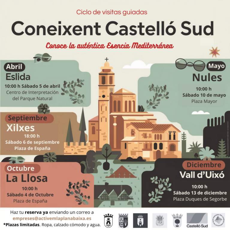 Programa de Visitas Guiadas Coneixent Castelló Sud: Descubre el corazón de nuestros municipios
