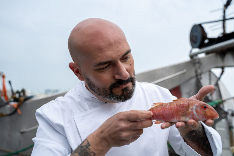 Los chefs castellonenses Raúl Resino y Jorge Lengua, en la semifinal del concurso Cocinero del Año