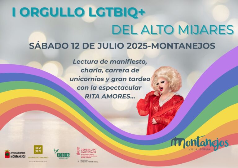 Montanejos acogerá el primer Orgullo LGTBIQ+ del Alto Mijares