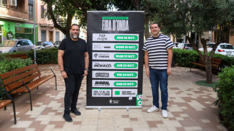 ¿Quién actuará en la Fira d’Onda 2025?: Consulta el cartel completo