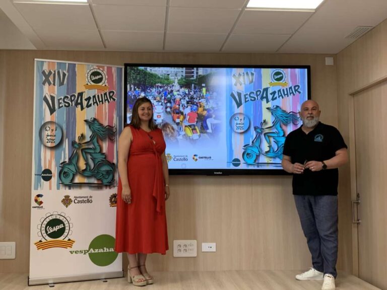 Castellón recibirá a 300 aficionados de las vespas en la XIV edición del VespAzahar