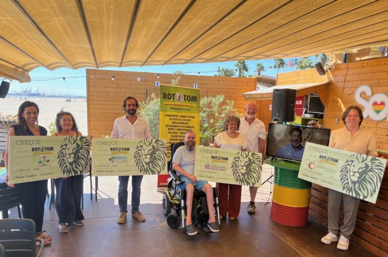 Rototom Sunsplash entrega los 42.500 euros recaudados en su iniciativa solidaria