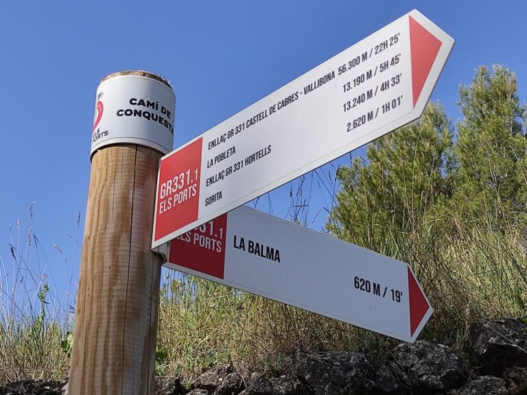 El GR 331 Els Ports-Camí de Conquesta recibe este jueves en Portell el premio Sendero del Año