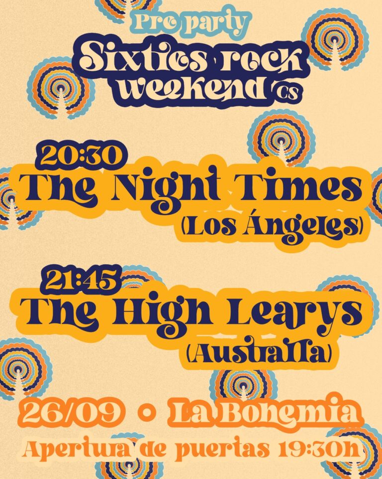 Agenda de La Bohemia para esta semana