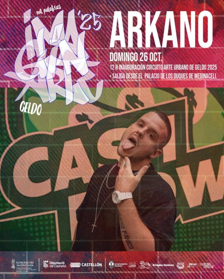 Imaginarte 2025 de Geldo contará con el free style de Arkano