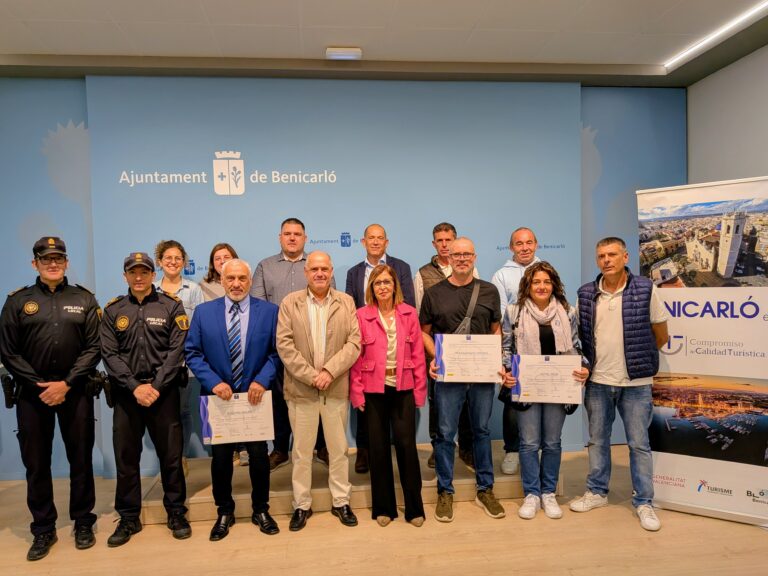 Turisme renova els distintius SICTED a 11 establiments i serveis de Benicarló