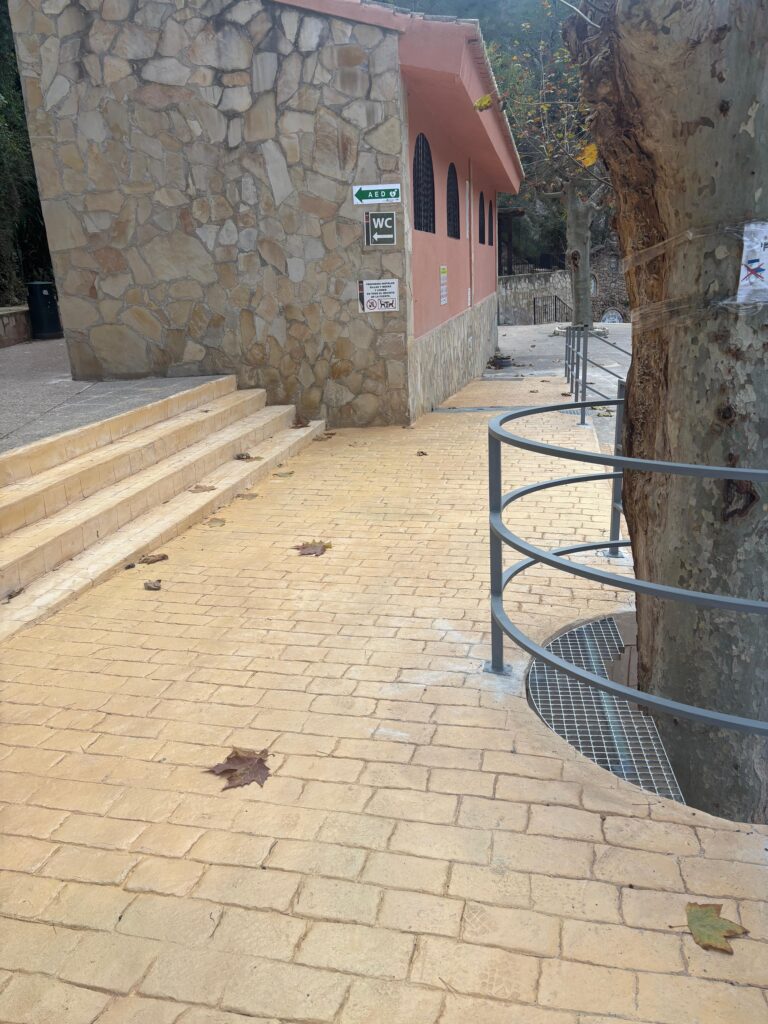 Mejoras en los accesos a la Fuente de los Baños de Montanejos