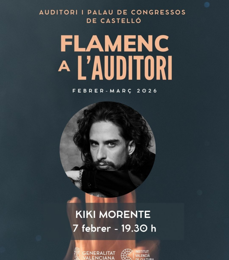 Kiki Morente inaugura el nou cicle flamenc a l'Auditori de Castelló