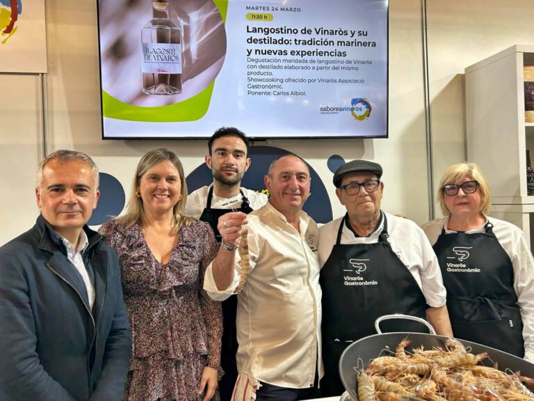 El langostino de Vinaròs protagonista en la feria Alimentaria