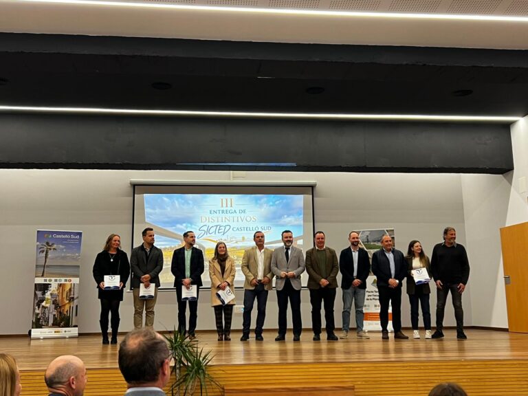 Castelló Sud refuerza su apuesta por la calidad turística en la III Gala de Distintivos SICTED