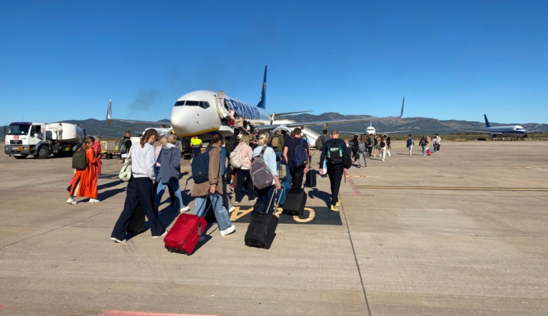 El aeropuerto de Castellón duplica su programación de vuelos de cara al verano