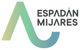 Espadan Mijares logo with a gradient green-to-teal stylized 'A' and the text 'Espadan Mijares'