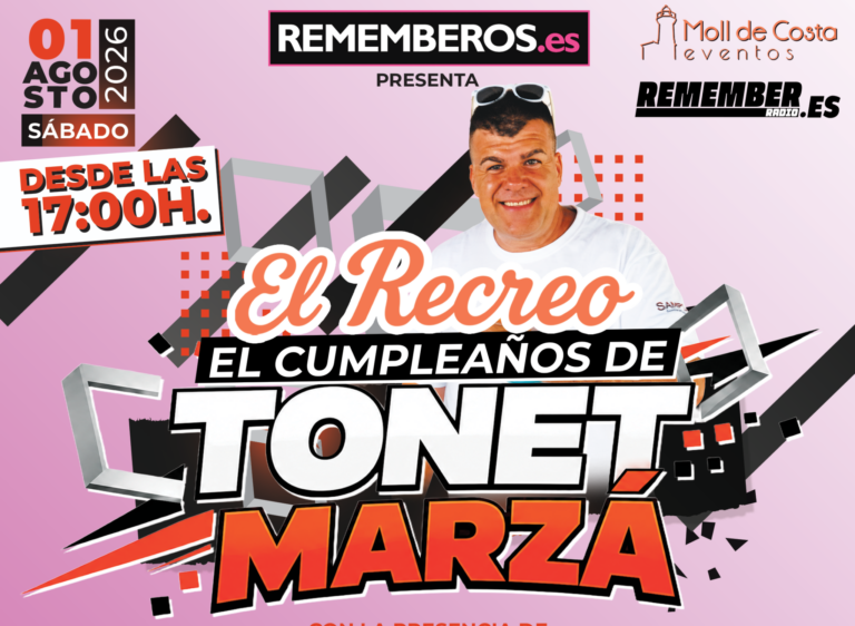 El cumpleaños de Tonet Marzá reúne este sábado en El Recreo a cerca de treinta artistas de la escena remember