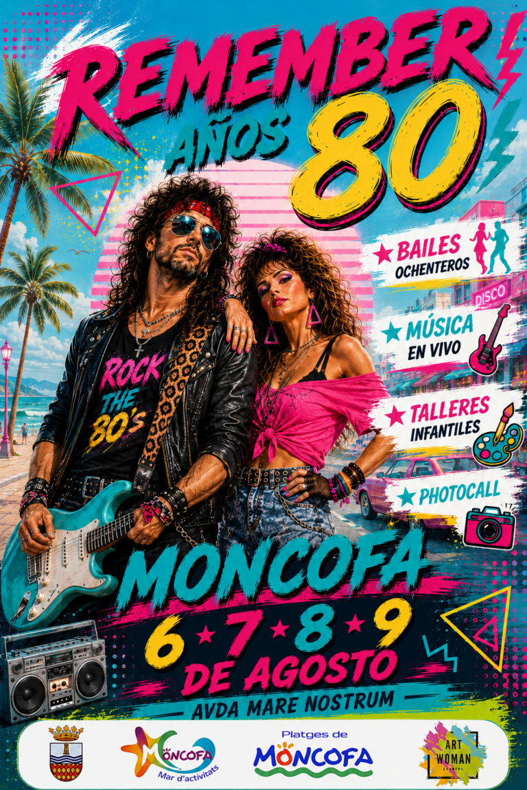 Moncofa celebrará la Feria Remenber Años 80