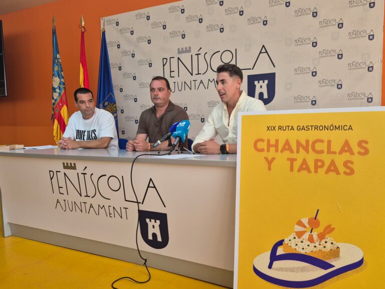 Peníscola reunirà 26 propostes gastronòmiques en la 19a edició de Xancles i Tapes