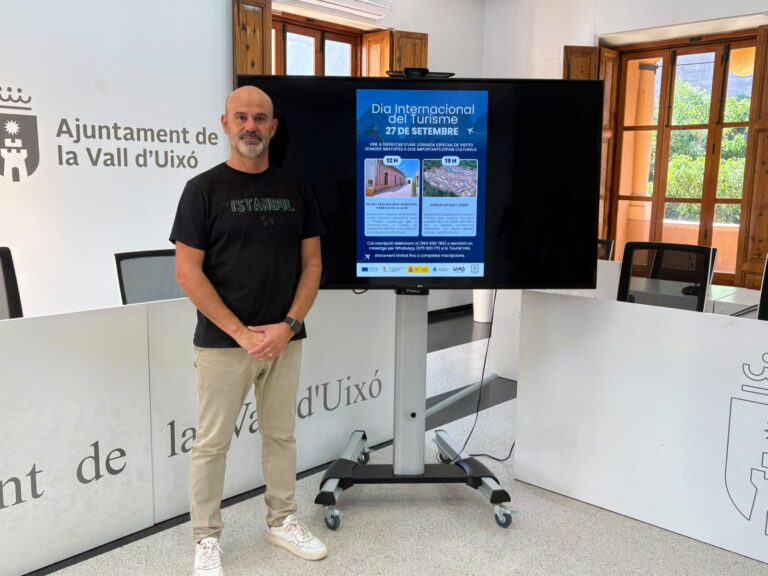 La Vall d'Uixó celebra el dia mundial del turisme amb visites gratuïtes al Museu Arqueològic de la Fàbrica de la Llum i al Poblat de Sant Josep