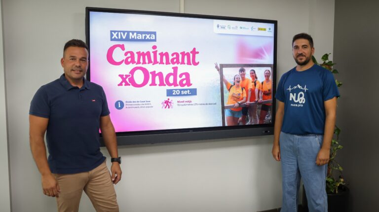 Onda abre las inscripciones para ‘Caminant x Onda’, con una ruta de 13,5 kilómetros por el Sichar
